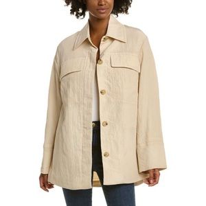 NWT VINCE Oversized Shacket Shirt-Jacket